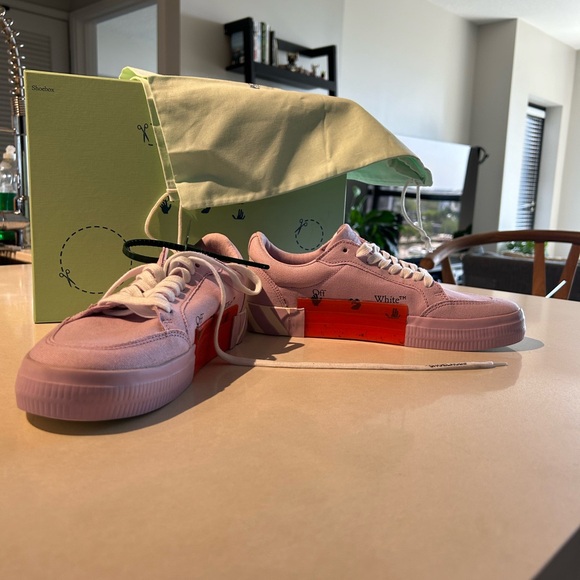 OFF-WHITE Women Vulc Low Canvas Lilac Size: EU 42 (US 11.5-12) - Picture 2 of 8